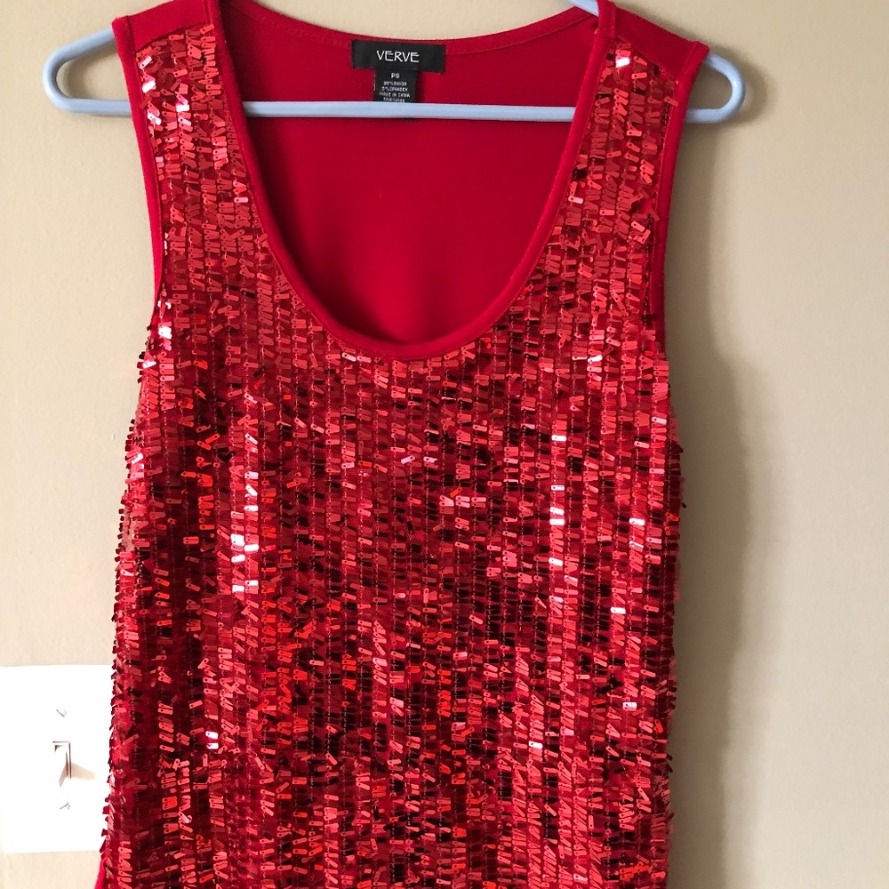 Dressy, Sequin sleeveless top